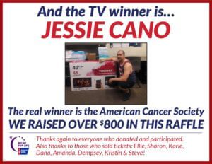 Jessie Cano, ACS contest winner