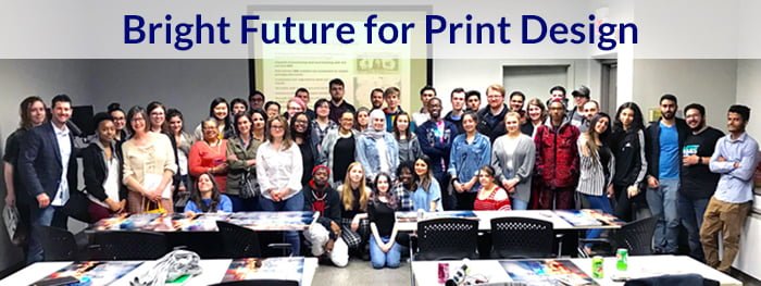 60 students from the College of DuPage Graphic Design program