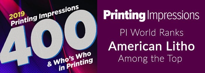 ALitho Printing Impressions Top Printer