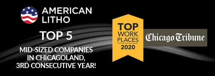 American Litho Carol Stream IL Direct Mail and Commercial Printing Leader Chicago Tribune Top Workplace 2020