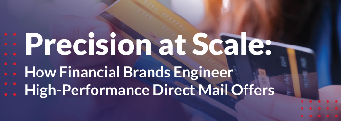 Precision-focused direct mail offers for financial brands, produced at scale by American Litho in Carol Stream, Illinois.